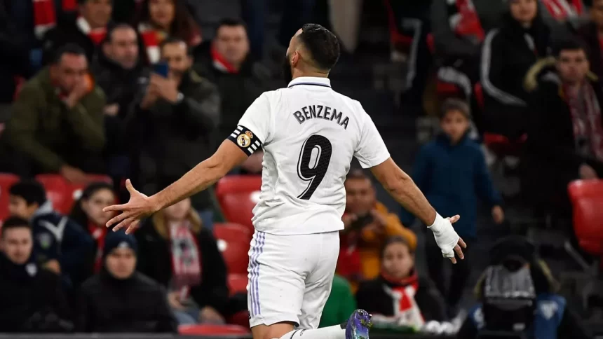 Benzema igualó a Raúl en goles y va por más en Real Madrid