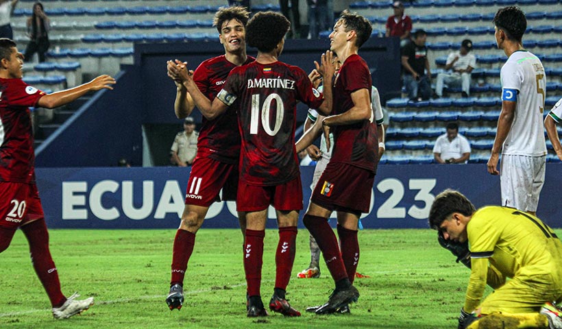 La Vinotinto venció a Bolivia en el CONMEBOL Sub-17 | Cortesía FVF