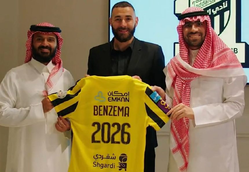 Arabia Saudita presentó la nueva joya de su corona: Benzema