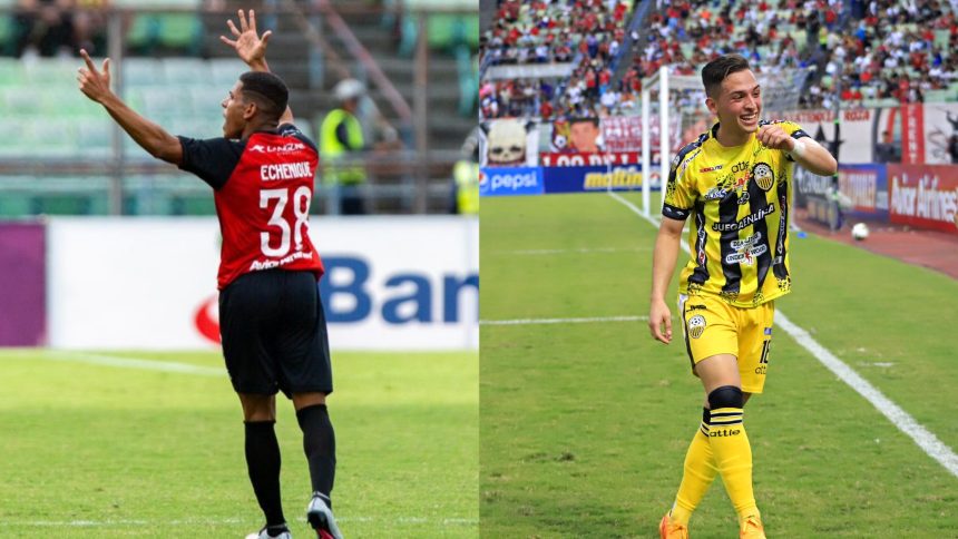 Ender Echenique y Yerson Ronaldo Chacón fueron los protagonistas del Clásico FUTVE | Cortesías Caracas FC y Deportivo Táchira