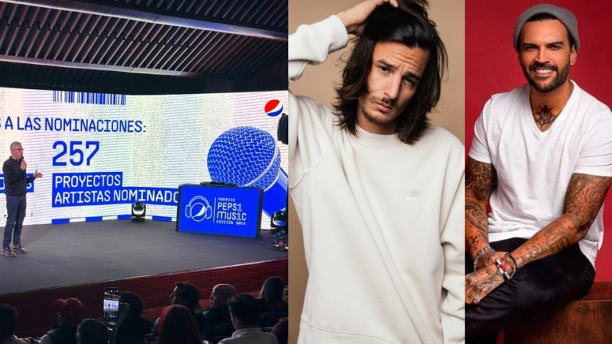 Danny Ocean y Luis Fernando Borjas lideran las nominaciones de los Pepsi Music 2023