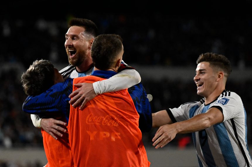 Lionel Messi de tiro libre le dio la victoria a Argentina contra Ecuador | Cortesía Conmebol
