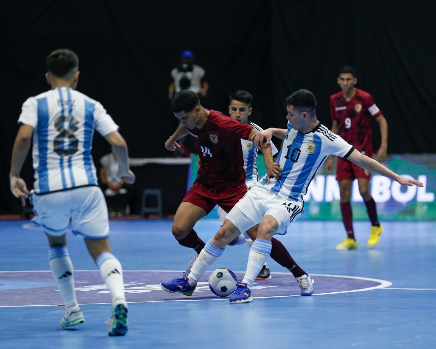 Venezuela cayó ante Argentina y quedó eliminada del CONMEBOL Sub-20 Futsal | Cortesía Conmebol