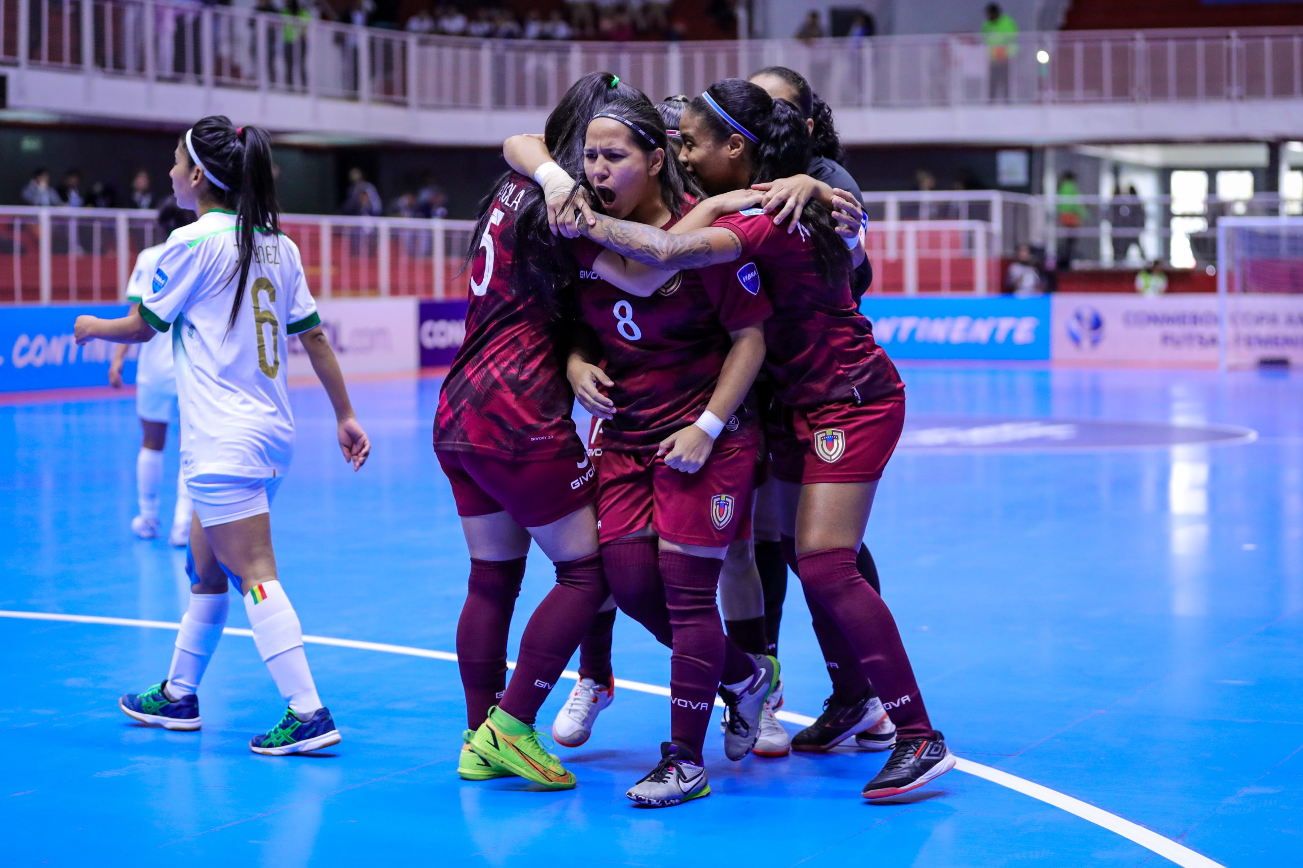 La Vinotinto arrancó con goleada en la Copa América Futsal Femenina | Cortesía FVF