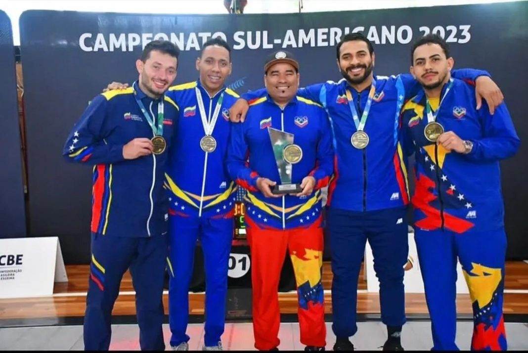 Venezuela en el Campeonato Suramericano de Esgrima 2023.