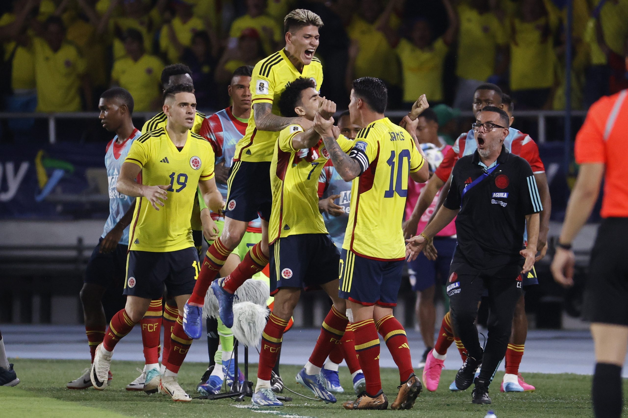 Con dos goles de Luis Díaz, Colombia le remontó a Brasil | Cortesía Conmebol