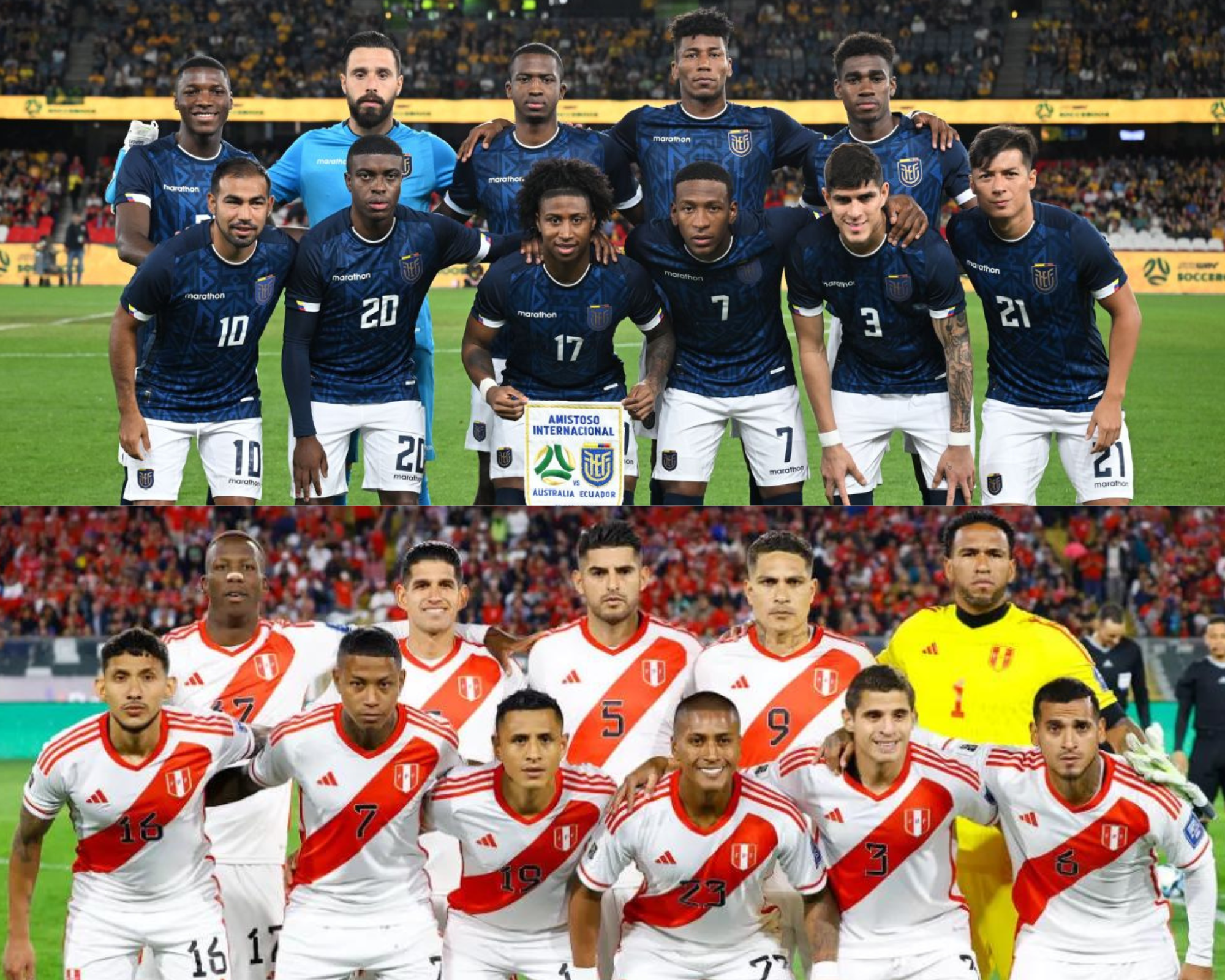 Selección de Ecuador y Perú