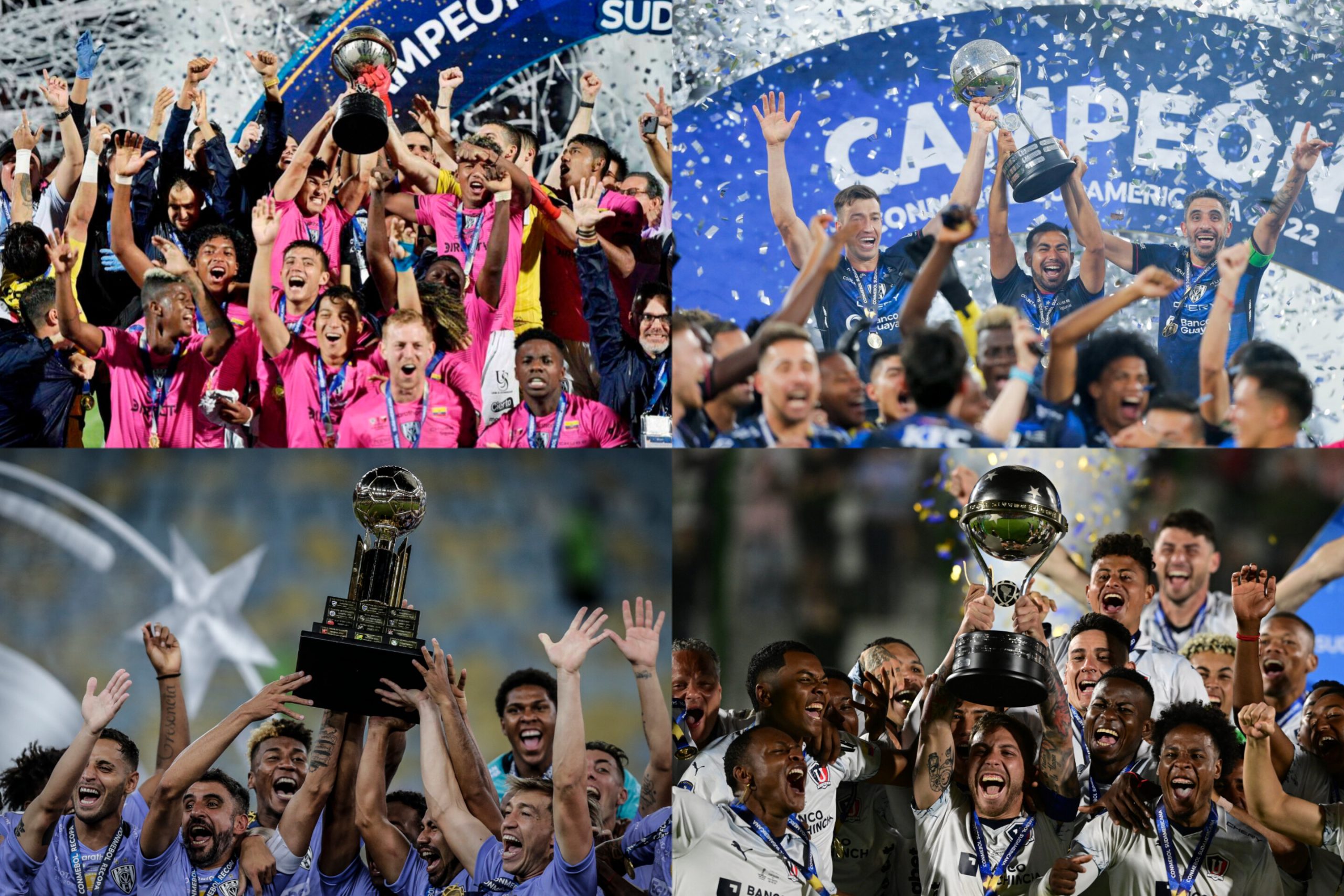 Ecuador se ha hecho un común ganador de los certámenes de clubes de Conmebol | Fotos Cortesía