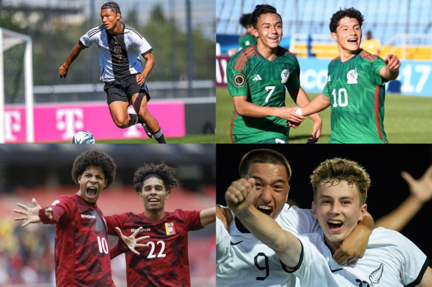 Alemania, México, Venezuela y Nueva Zelanda; son los integrantes del Grupo F del Mundial Sub-17 2023 | Fotos Cortesía