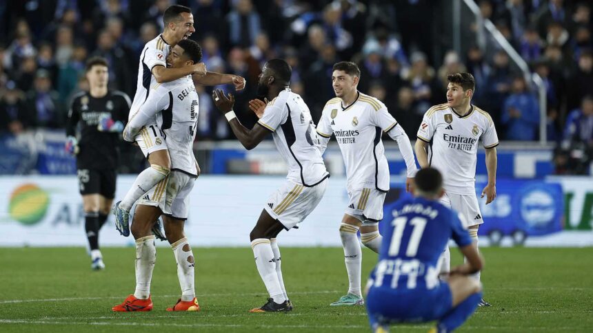 Real Madrid tomó el liderato de LaLiga, al vencer al Alavés con gol de Lucas Vázquez | Foto Cortesía