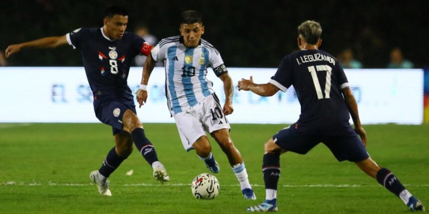 Argentina terminó empatando con Paraguay en el CONMEBOL Preolímpico | Foto Cortesía